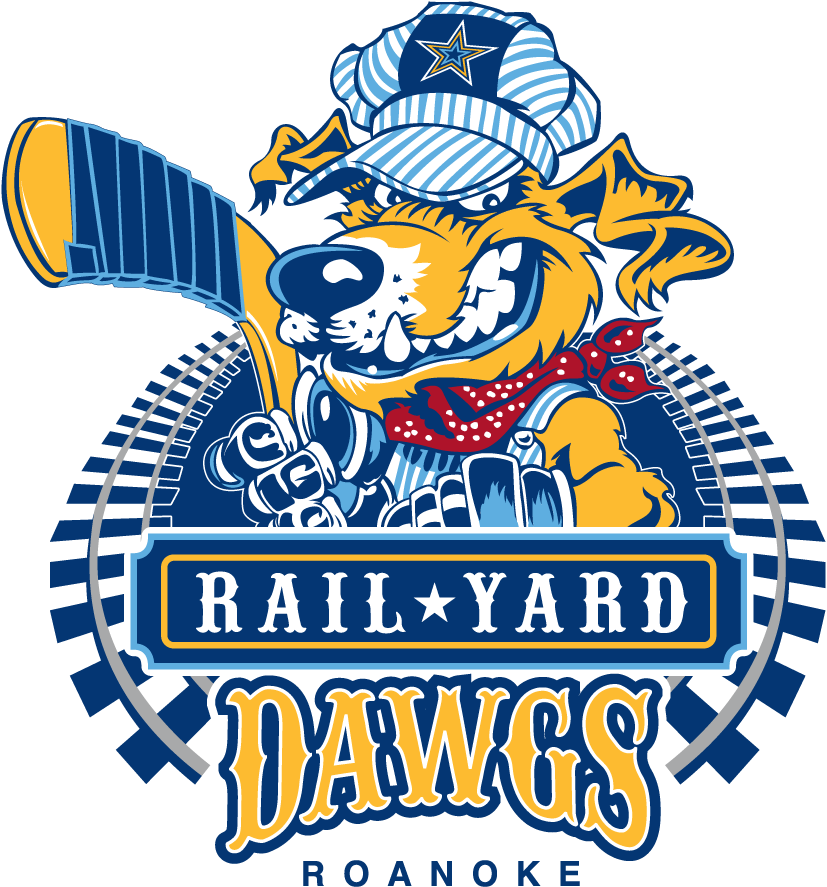 Roanoke Rail Yard Dawgs 2016-Pres Primary Logo iron on transfers for T-shirts